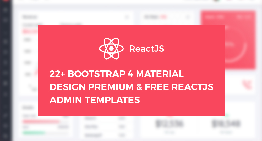 Material Design React Admin Template