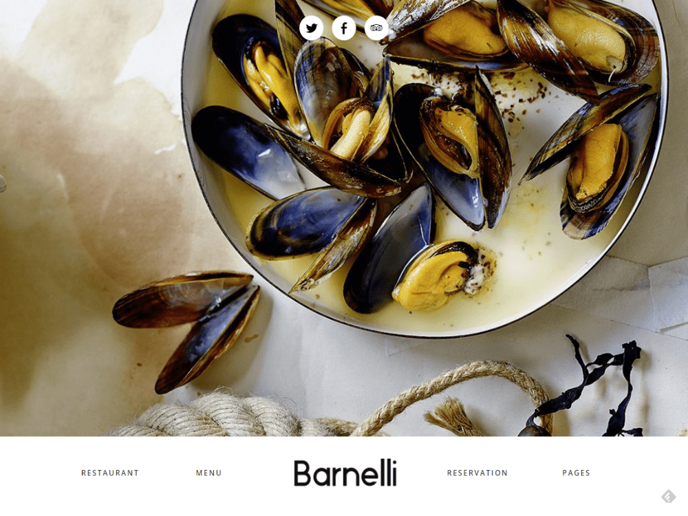 Barnelli - Restaurant Responsive WordPress Theme - Premium - Free Restaurant WordPress Themes