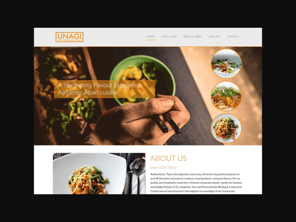 Chinese Restaurant - Free Restaurant WordPress Themes