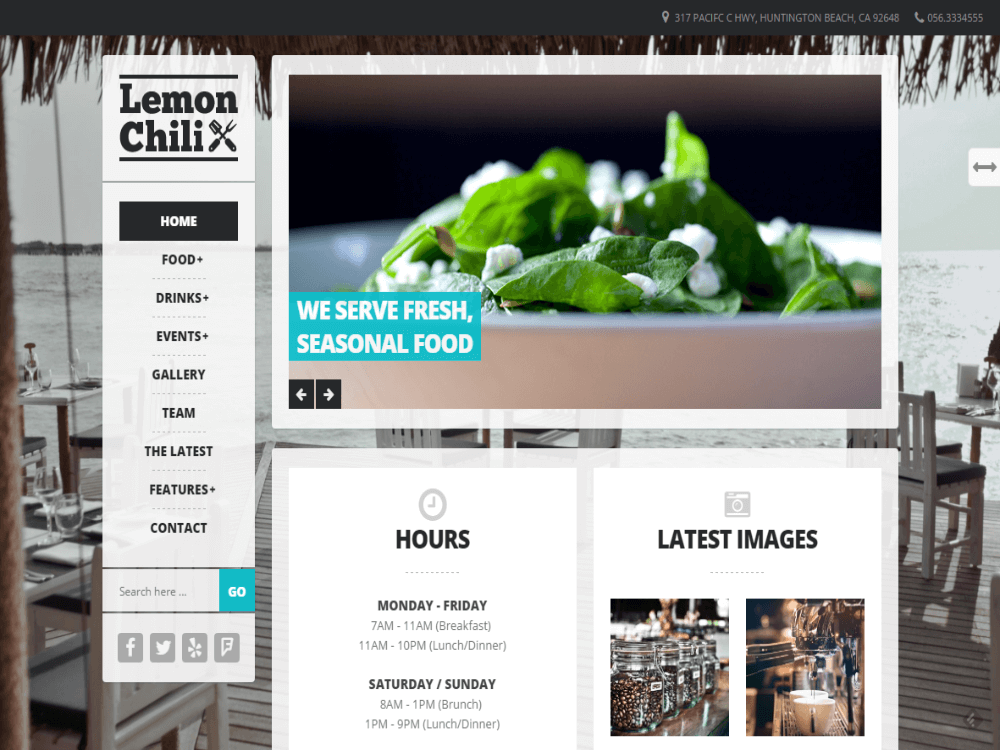 LemonChili - A Restaurant WordPress Theme - Premium - Free Restaurant WordPress Themes