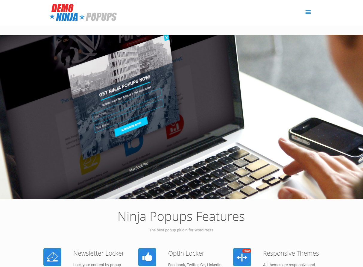 Ninja Popups for WordPress