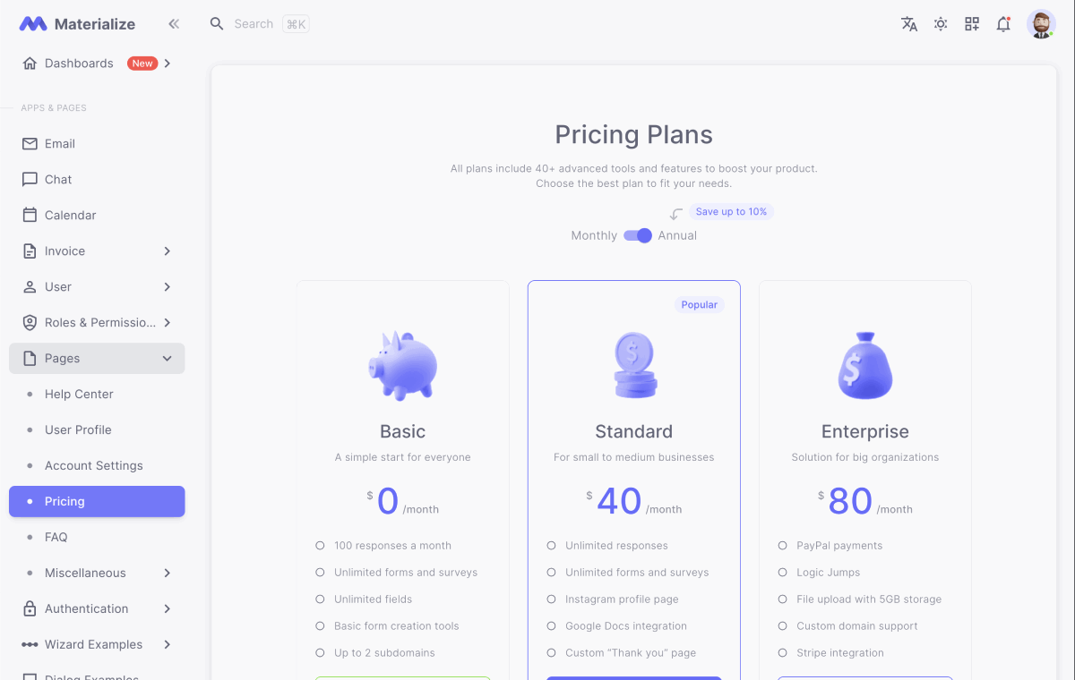 materialize-pricing-page-demo