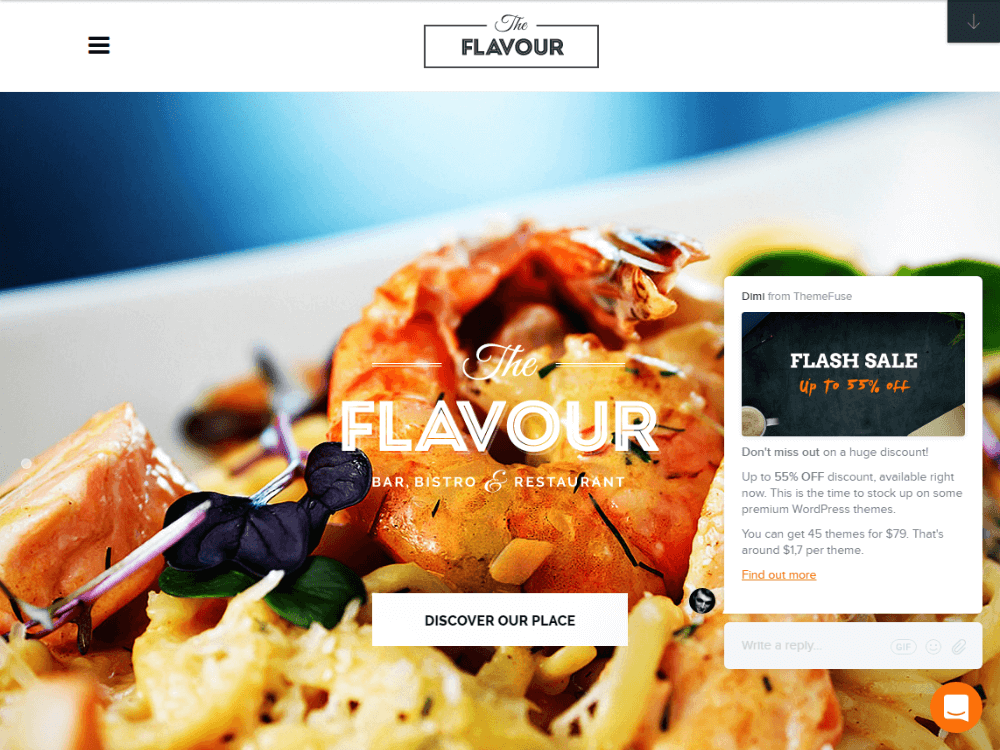 The Flavour - Restaurant WordPress Theme - Premium - Free Restaurant WordPress Themes